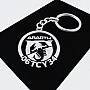 Abarth Anahtarlık - Metal Kişiye Özel 925 Ayar Gümüş Kaplama
