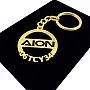 Aion Anahtarlık - Metal Kişiye Özel Gold 24K Ayar Gerçek Altın Kaplama