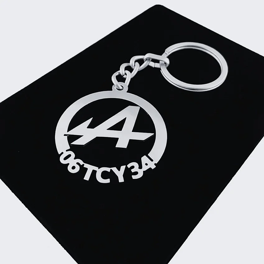 Alpine Anahtarlık - Metal Kişiye Özel 925 Ayar Gümüş Kaplama