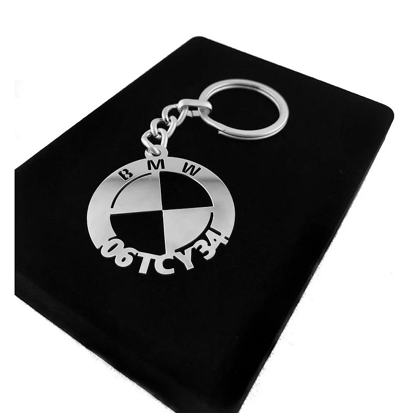 Bmw Anahtarlık - Metal Kişiye Özel 925 Ayar Gümüş Kaplama