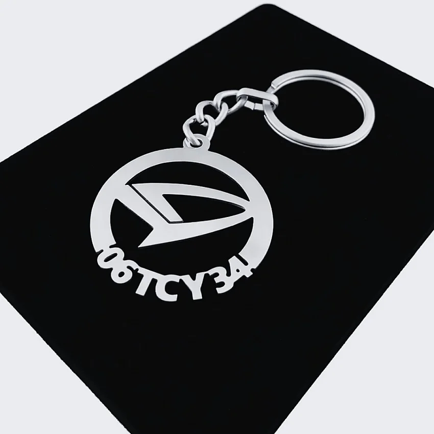 Daihatsu Anahtarlık - Metal Kişiye Özel 925 Ayar Gümüş Kaplama