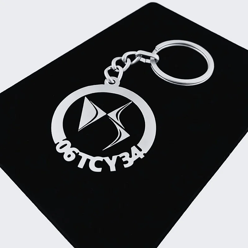 DS Automobiles Anahtarlık - Metal Kişiye Özel 925 Ayar Gümüş Kaplama