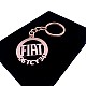 Kişiye Özel - Metal Fiat - Rose Plaka Anahtarlık Gerçek Altın Kaplama