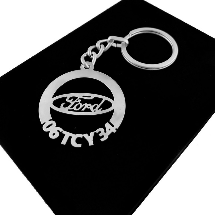 Ford Anahtarlık - Metal Kişiye Özel 925 Ayar Gümüş Kaplama