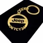 Jeep Anahtarlık - Metal Kişiye Özel Gold 24K Ayar Gerçek Altın Kaplama