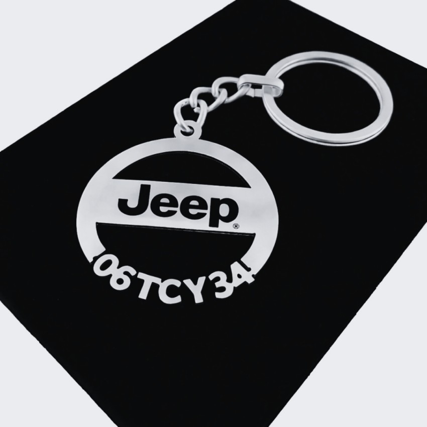 Jeep Anahtarlık - Metal Kişiye Özel 925 Ayar Gümüş Kaplama