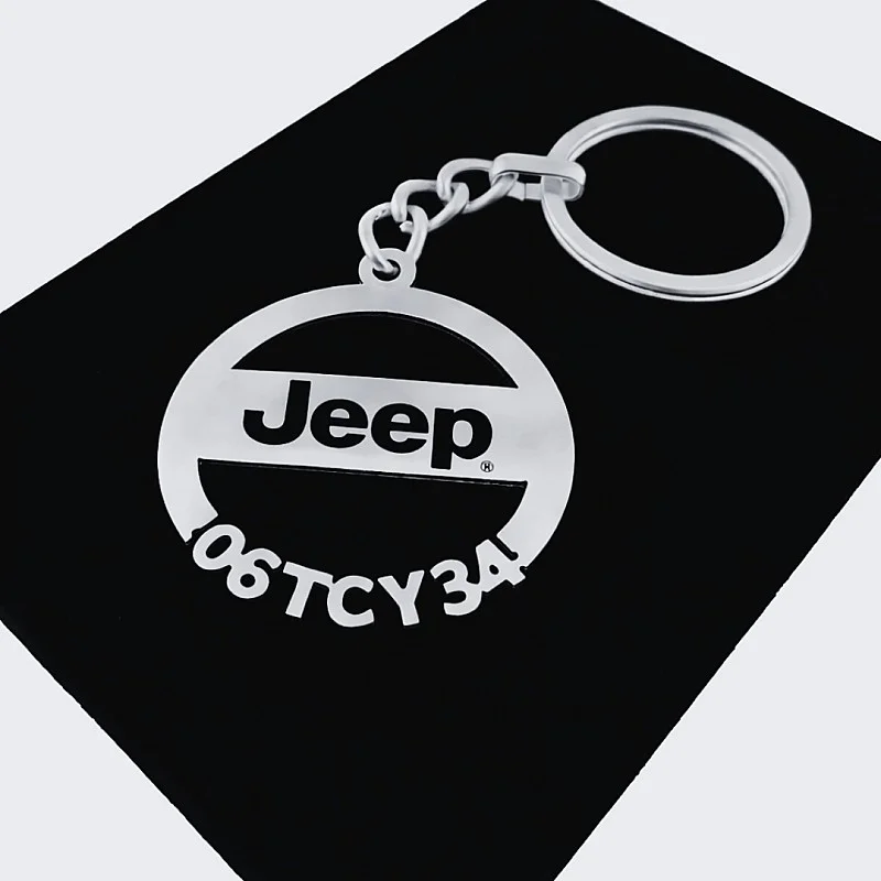 Jeep Anahtarlık - Metal Kişiye Özel 925 Ayar Gümüş Kaplama