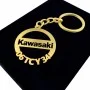 Kawasaki Anahtarlık - Metal Kişiye Özel Gold 24K Ayar Gerçek Altın Kaplama