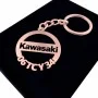 Kawasaki Anahtarlık - Metal Kişiye Özel Rose 24K Ayar Gerçek Altın Kaplama