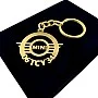 Kişiye Özel - Metal Mini-Cooper - Gold Plaka Anahtarlık Gerçek Altın Kaplama Kişiye Özel - Metal Mini-Cooper - Gold Plaka Anahtarlık Gerçek Altın Kaplama
