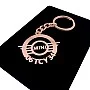 Mini Cooper Anahtarlık - Metal Kişiye Özel Rose 24K Ayar Gerçek Altın Kaplama Mini Cooper Anahtarlık - Metal Kişiye Özel Rose 24K Ayar Gerçek Altın Kaplama