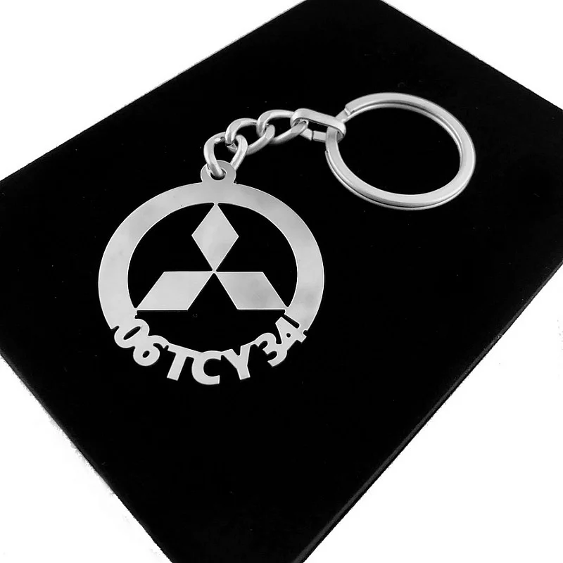 Mitsubishi Anahtarlık - Metal Kişiye Özel 925 Ayar Gümüş Kaplama Mitsubishi Anahtarlık - Metal Kişiye Özel 925 Ayar Gümüş Kaplama