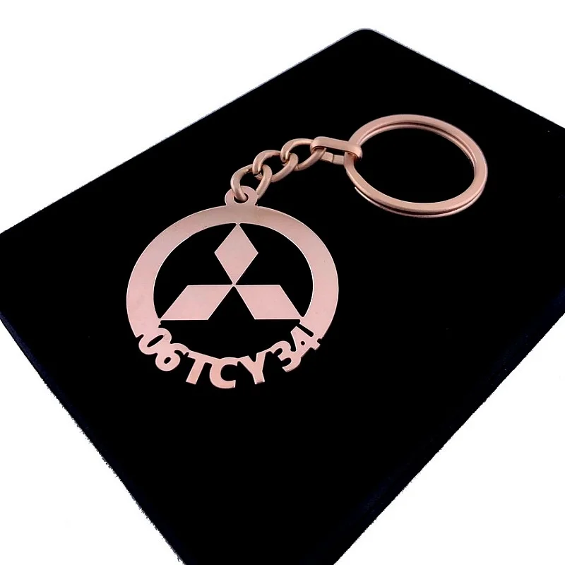 Kişiye Özel - Metal Mitsubishi - Rose Plaka Anahtarlık Gerçek Altın Kaplama Kişiye Özel - Metal Mitsubishi - Rose Plaka Anahtarlık Gerçek Altın Kaplama