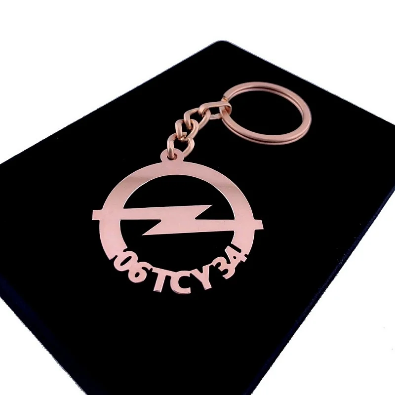 Opel Anahtarlık - Metal Kişiye Özel Rose 24K Ayar Gerçek Altın Kaplama Opel Anahtarlık - Metal Kişiye Özel Rose 24K Ayar Gerçek Altın Kaplama