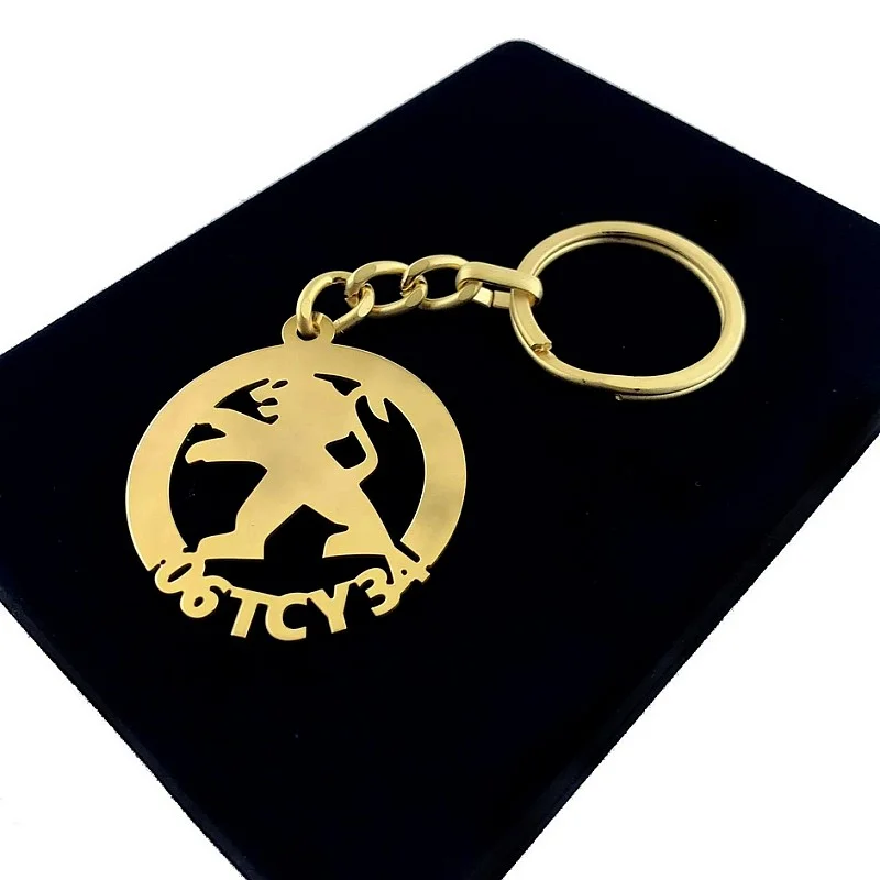 Peugeot Anahtarlık - Metal Kişiye Özel Gold 24K Ayar Gerçek Altın Kaplama Peugeot Anahtarlık - Metal Kişiye Özel Gold 24K Ayar Gerçek Altın Kaplama