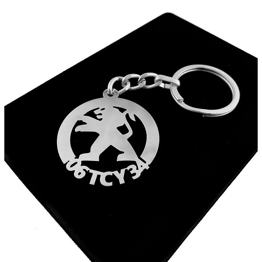 Peugeot Anahtarlık - Metal Kişiye Özel 925 Ayar Gümüş Kaplama