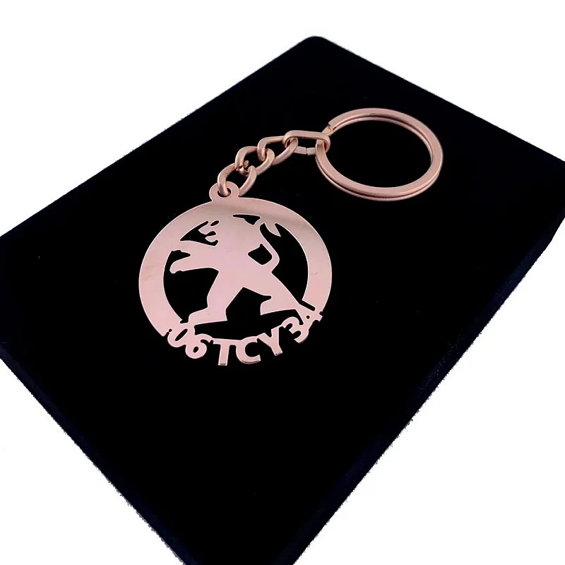 Peugeot Anahtarlık - Metal Kişiye Özel Rose 24K Ayar Gerçek Altın Kaplama Peugeot Anahtarlık - Metal Kişiye Özel Rose 24K Ayar Gerçek Altın Kaplama