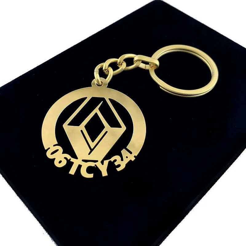Renault Anahtarlık - Metal Kişiye Özel Gold 24K Ayar Gerçek Altın Kaplama Renault Anahtarlık - Metal Kişiye Özel Gold 24K Ayar Gerçek Altın Kaplama