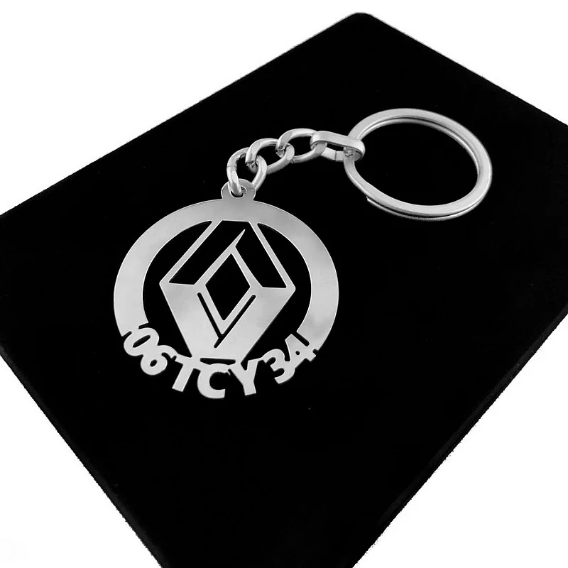 Renault Anahtarlık - Metal Kişiye Özel 925 Ayar Gümüş Kaplama Renault Anahtarlık - Metal Kişiye Özel 925 Ayar Gümüş Kaplama