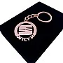 Kişiye Özel - Metal Seat - Rose Plaka Anahtarlık Gerçek Altın Kaplama Kişiye Özel - Metal Seat - Rose Plaka Anahtarlık Gerçek Altın Kaplama