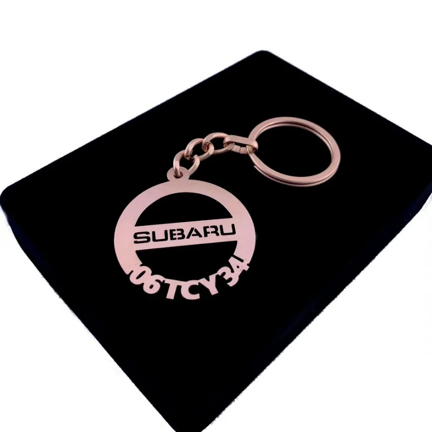 Subaru Anahtarlık - Metal Kişiye Özel Rose 24K Ayar Gerçek Altın Kaplama Subaru Anahtarlık - Metal Kişiye Özel Rose 24K Ayar Gerçek Altın Kaplama