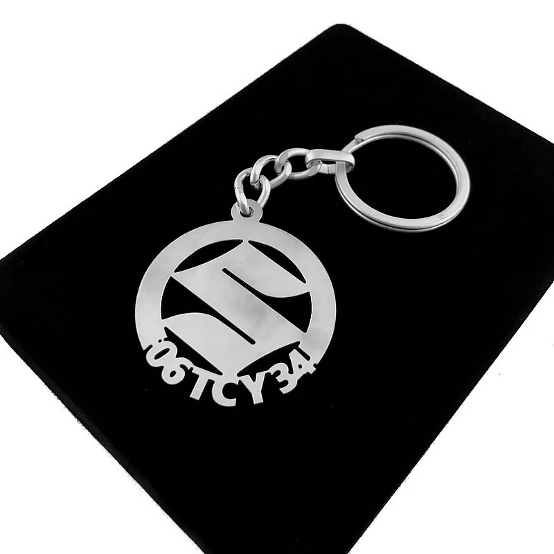 Suzuki Anahtarlık - Metal Kişiye Özel 925 Ayar Gümüş Kaplama Suzuki Anahtarlık - Metal Kişiye Özel 925 Ayar Gümüş Kaplama