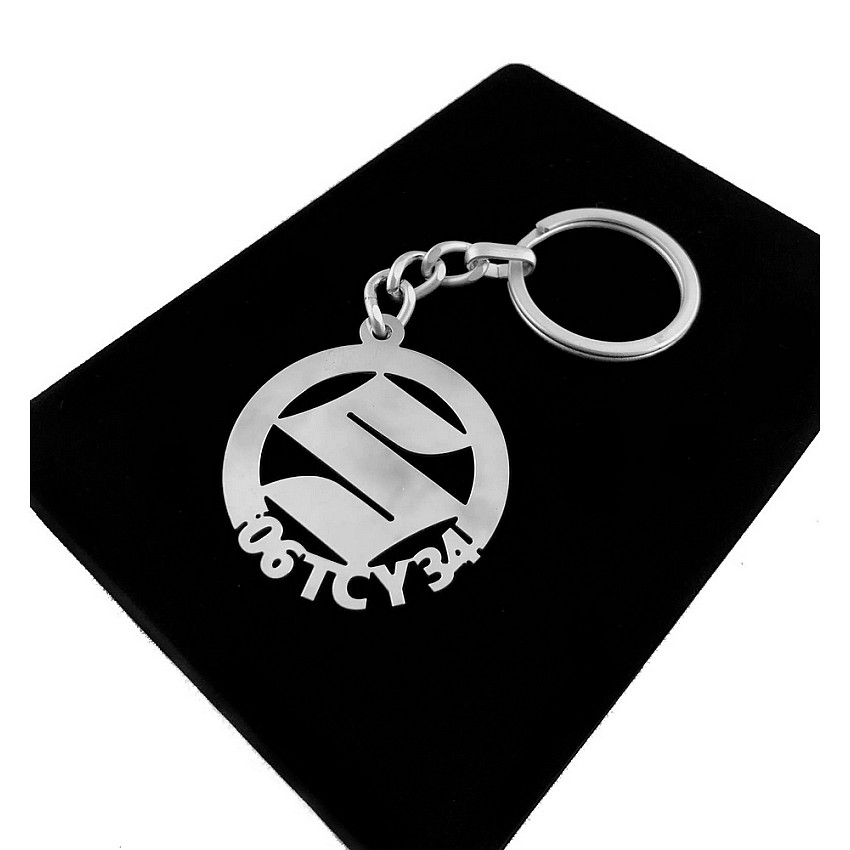 Suzuki Anahtarlık - Metal Kişiye Özel 925 Ayar Gümüş Kaplama