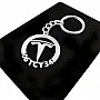 Kişiye Özel - Tesla - Gümüş Anahtarlık Gerçek Gümüş Kaplama