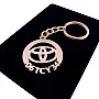 Toyota Anahtarlık - Metal Kişiye Özel Rose 24K Ayar Gerçek Altın Kaplama Toyota Anahtarlık - Metal Kişiye Özel Rose 24K Ayar Gerçek Altın Kaplama