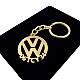 Kişiye Özel - Metal Volkwagen - Gold Plaka Anahtarlık Gerçek Altın Kaplama