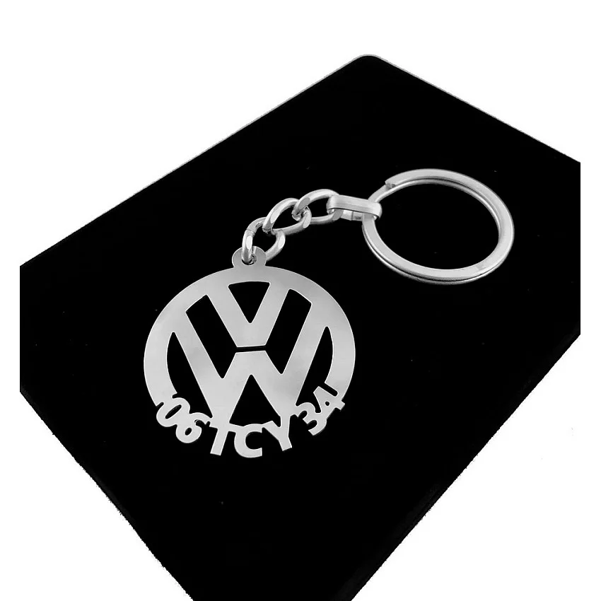 Volkwagen Anahtarlık - Metal Kişiye Özel 925 Ayar Gümüş Kaplama