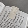 Kişiye Özel - Metal Dikdörtgen Kitap Ayracı Kişiye Özel - Metal Dikdörtgen Kitap Ayracı