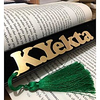 Kişiye Özel - Metal İsimli Kitap Ayracı