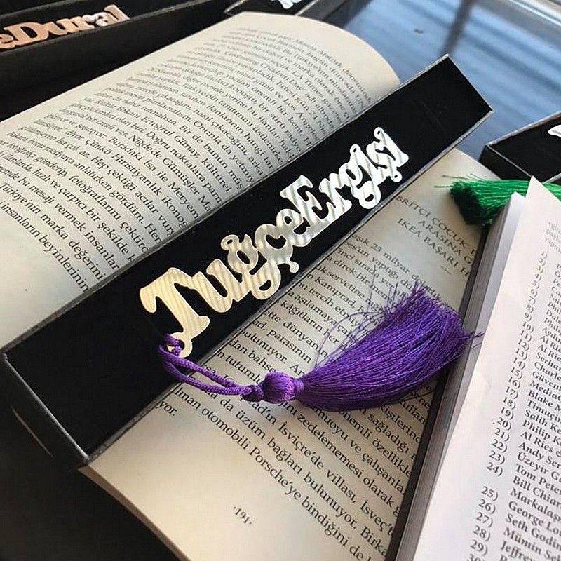 Kişiye Özel - Metal İsimli Kitap Ayracı