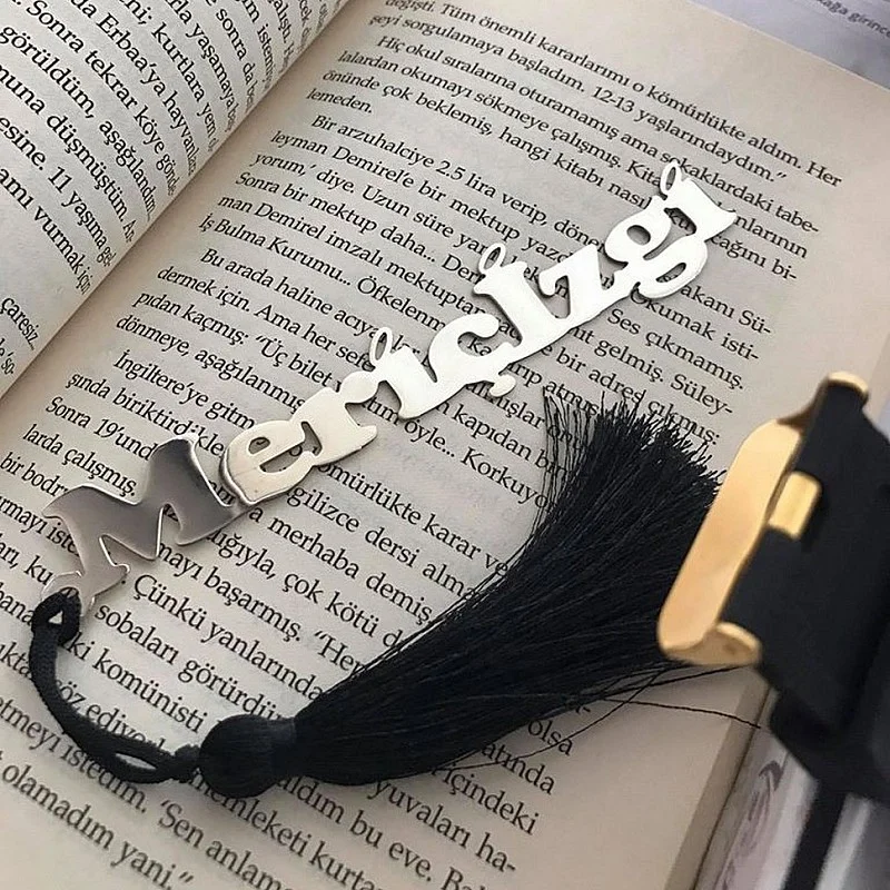 Kişiye Özel - Metal İsimli Kitap Ayracı