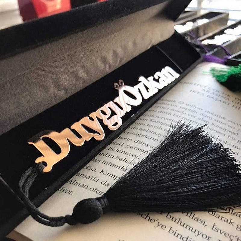 Kişiye Özel - Metal İsimli Kitap Ayracı