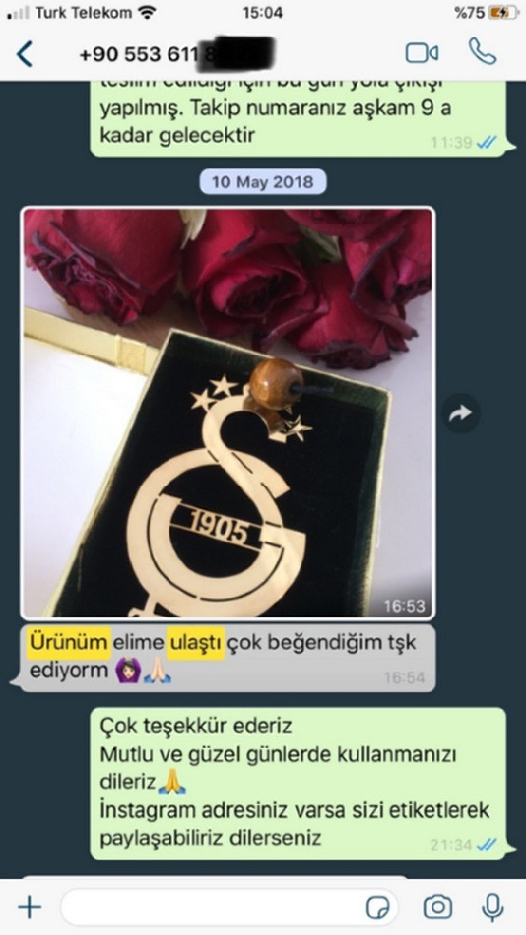 Sizden Gelen Whatsapp Mesajları