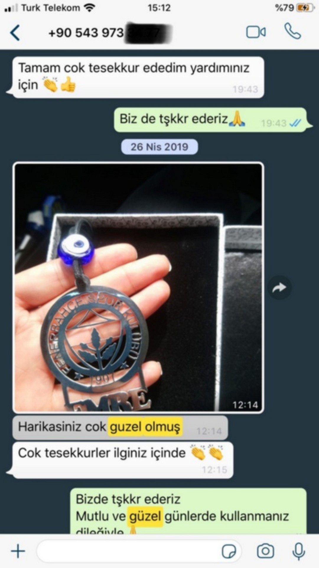 Sizden Gelen Whatsapp Mesajları