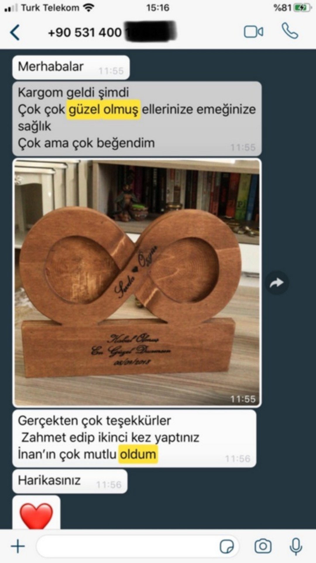 Sizden Gelen Whatsapp Mesajları