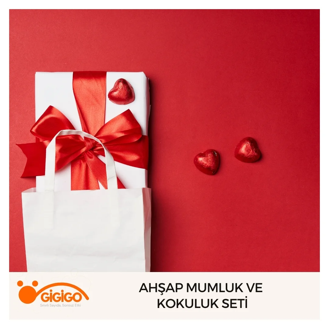 Anneler Günü Ahşap Mumluk Ve Kokuluk Seti