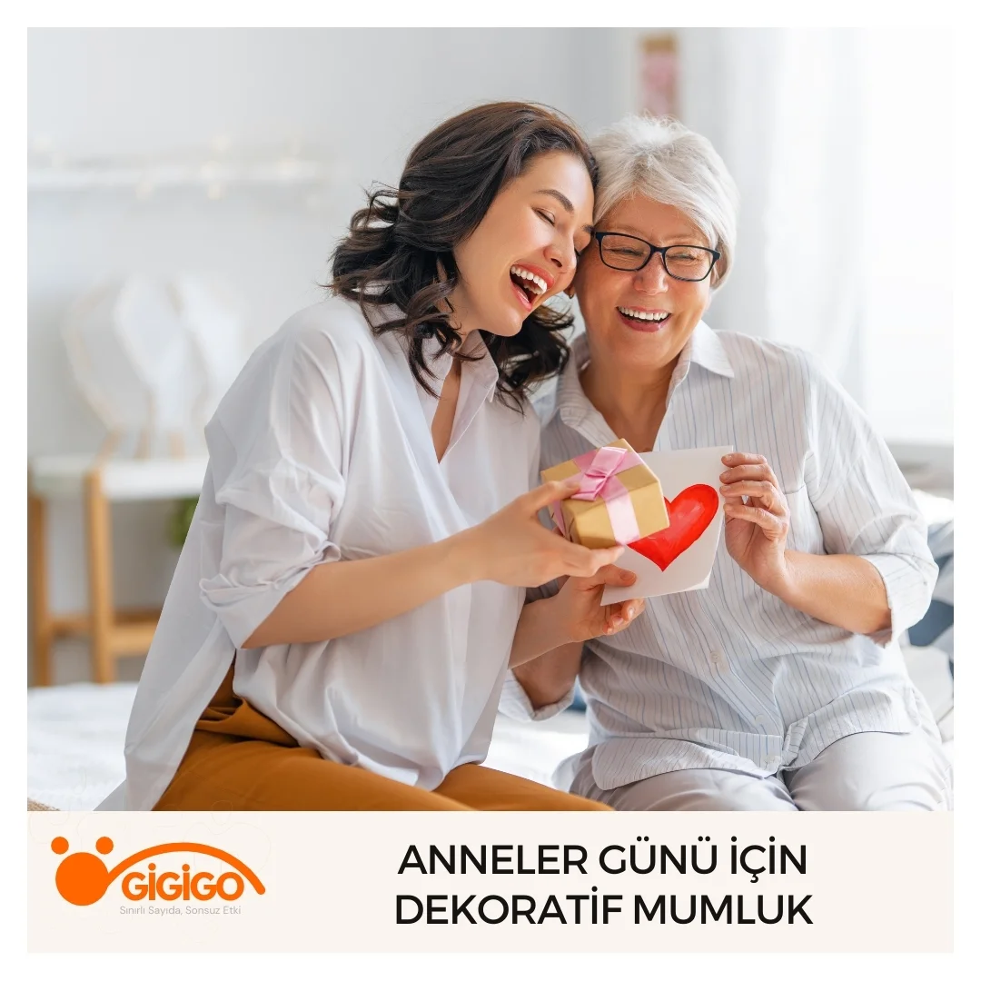 Anneler Günü İçin Dekoratif Mumluk