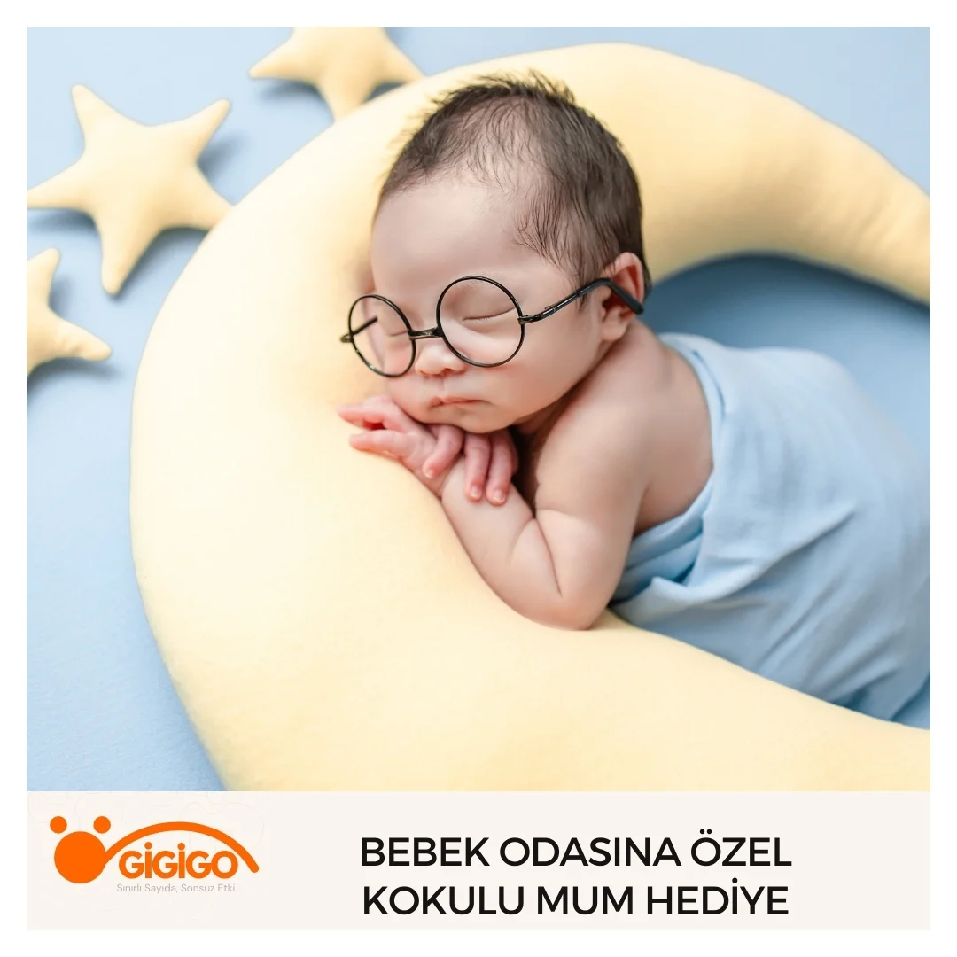 Bebek Odasına Özel Kokulu Mum Hediye