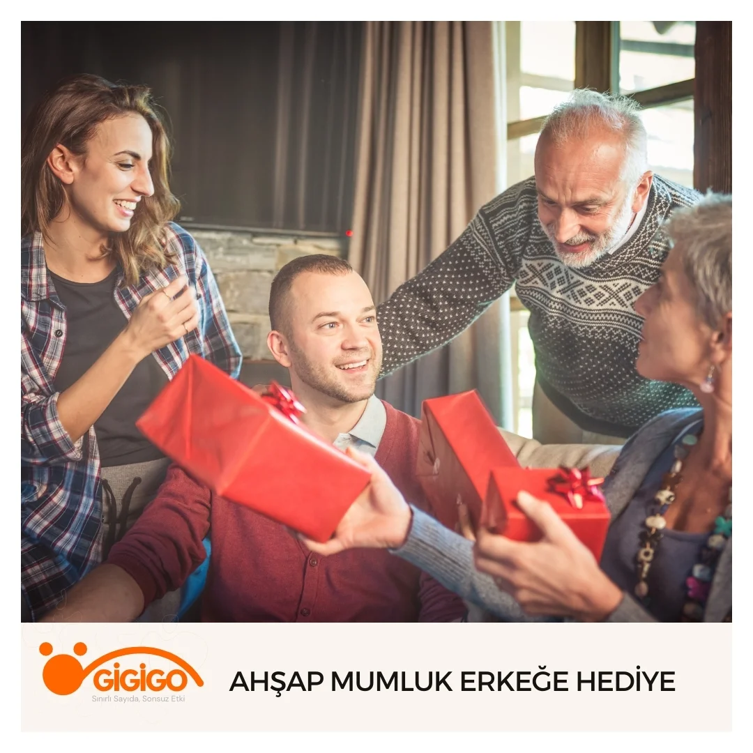 Ahşap Mumluk Erkeğe Hediye