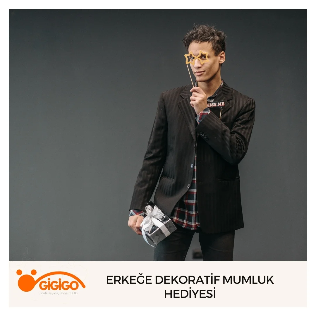 Erkeğe Dekoratif Mumluk Hediyesi