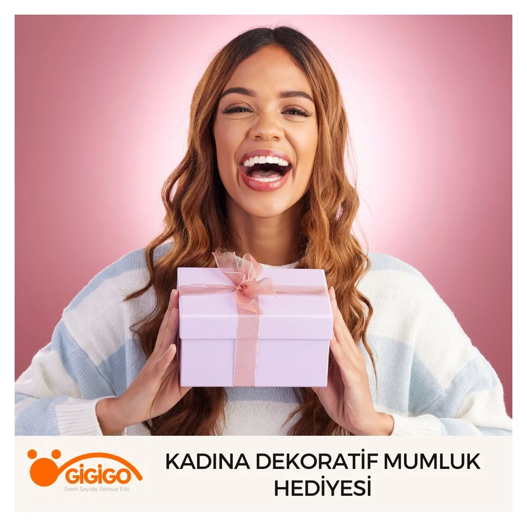 Kadına Dekoratif Mumluk Hediyesi