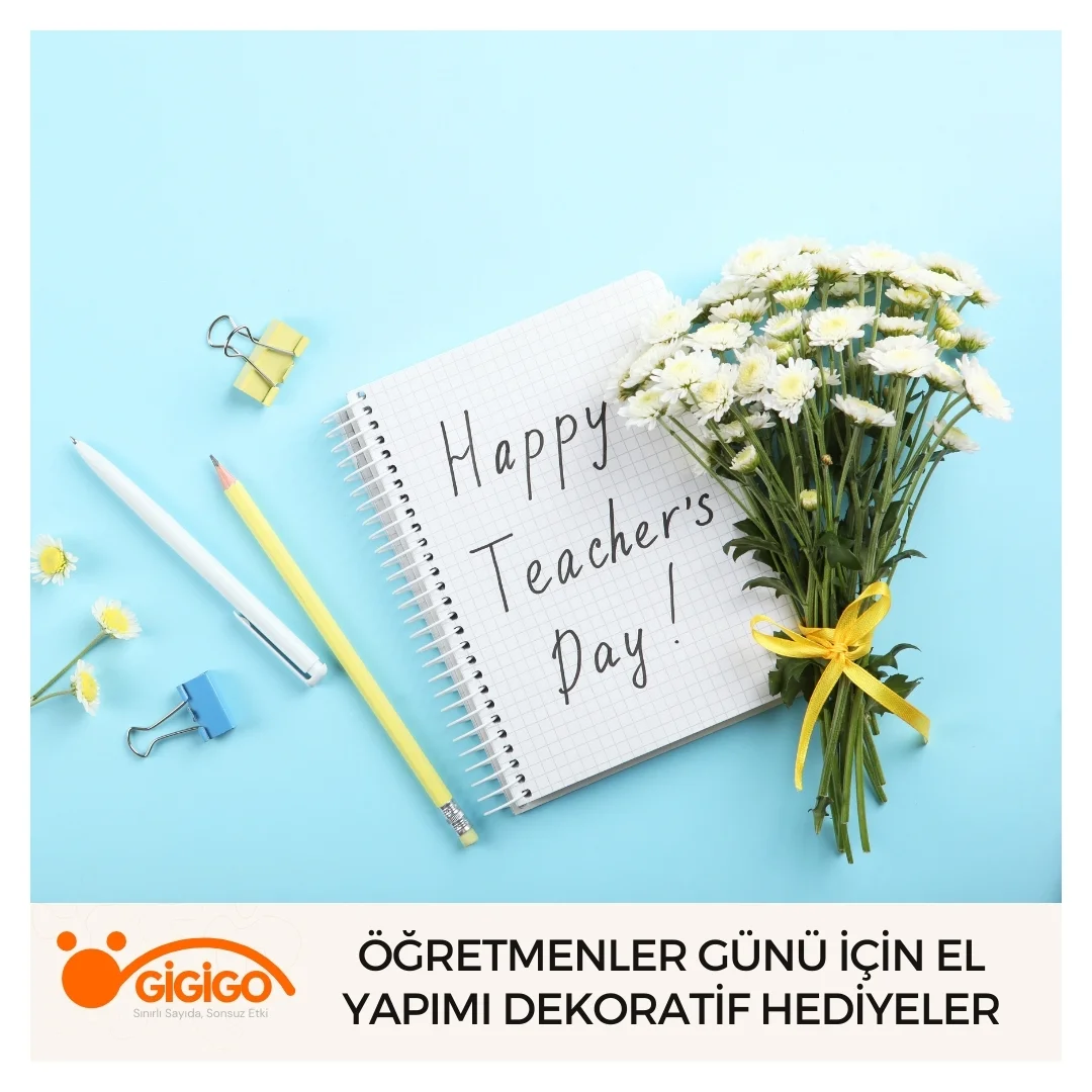 Öğretmenler Günü İçin El Yapımı Dekoratif Hediyeler