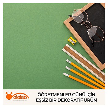 Öğretmenler Günü İçin Eşsiz Bir Dekoratif Ürün