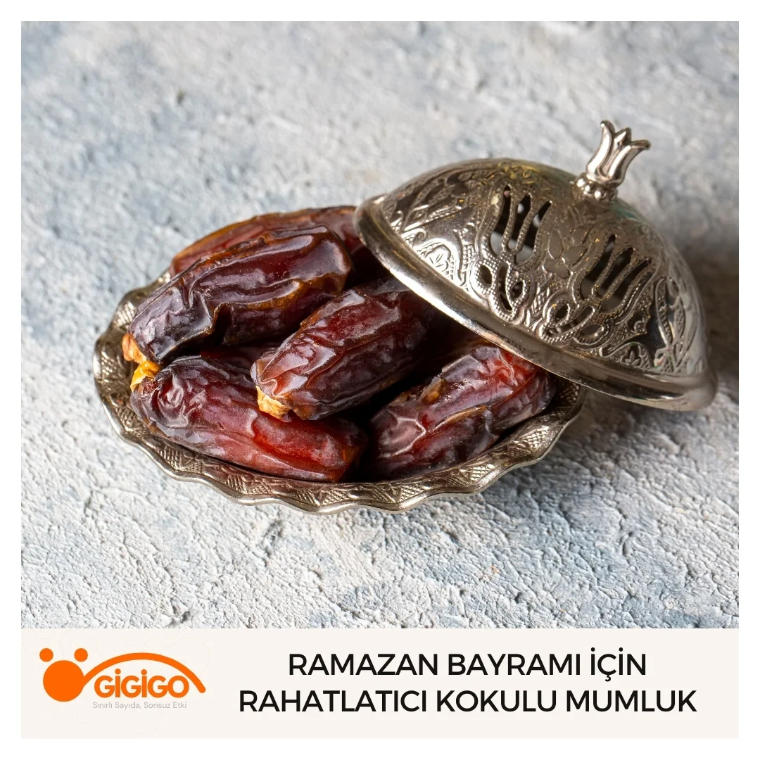 Ramazan Bayramı İçin Rahatlatıcı Kokulu Mumluk