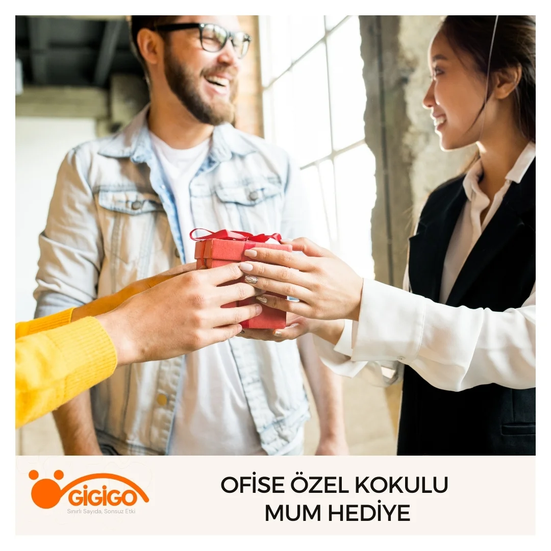 Ofise Özel Kokulu Mum Hediye