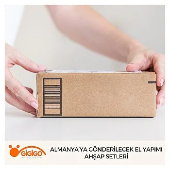 Almanya’ya Gönderilecek El Yapımı Ahşap Setleri